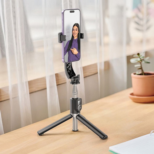 Hoco Selfie Stick Tripod with Bluetooth Remote Prior K20 Black New
