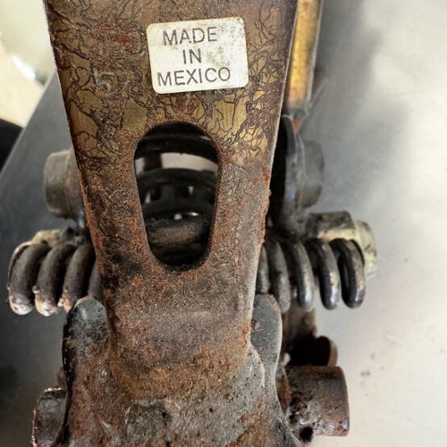 Motorcycle metal sculpture
