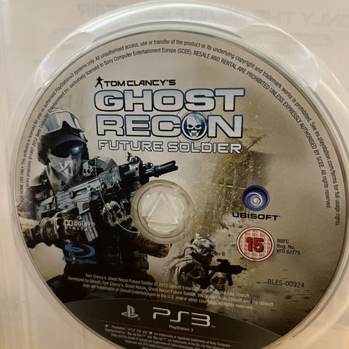 Ghost Recon Future Soldier PS3 game used