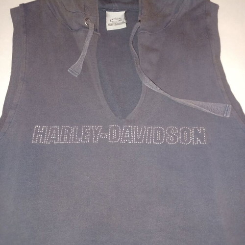 Harley Davidson blouse dress used, gray, size XL