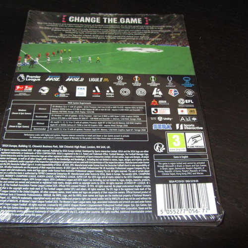 Football Manager 2026 PC game new sealed, code in a box