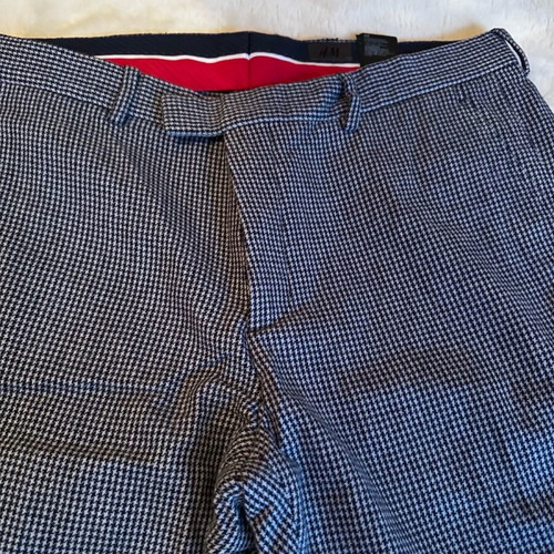 Wool plaid pants H&M size 52, like new, pack of two
