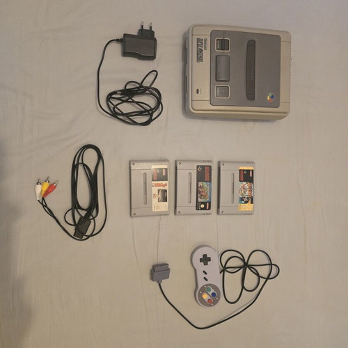 Super Nintendo Entertainment System with 3 games, used