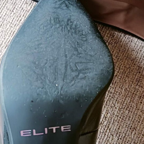 Elite black pumps size 38 like new