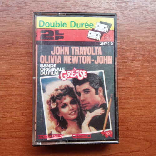 Grease movie OST soundtrack collectible audio tape used from 1980s