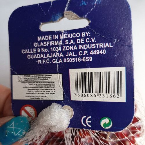 Vacor de Mexico Rooster glass marbles vintage, new
