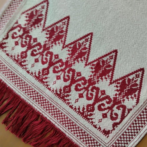 Table runner in koukoulari new, solid color 60x39 cm