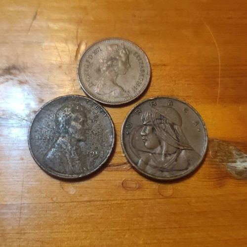 Coins Greece like new, 1973 and 1976, set of 8 pieces