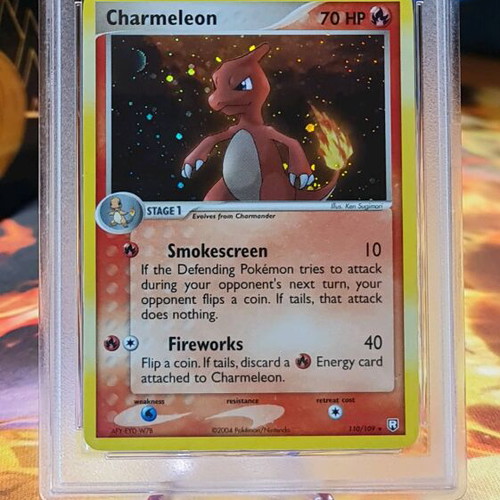 Charmeleon Ex Team Rocket Returns 2004 holo card like new
