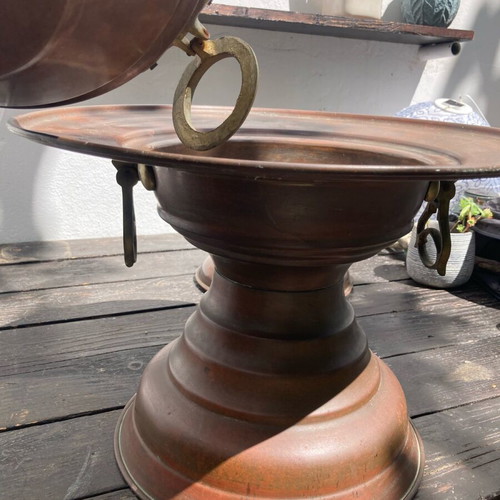 Antique copper mangali used