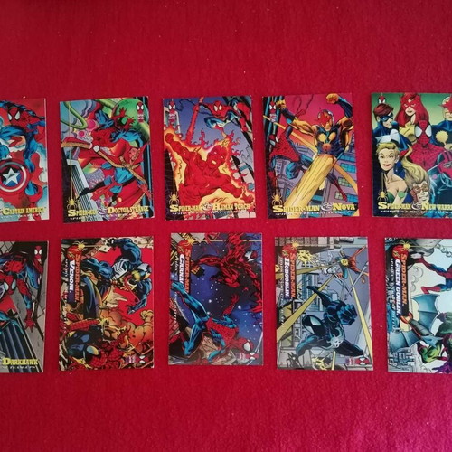 Spiderman Cards 1994 Fleer The Amazing Spider-Man like new, random numbers