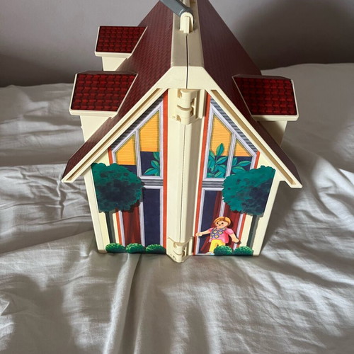 Playmobil house used, empty with all pieces