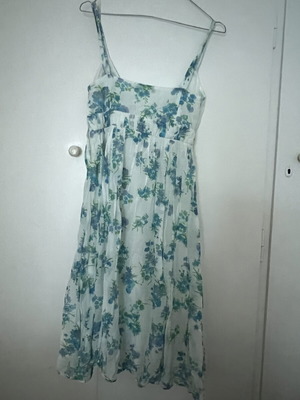 Zara summer dress, turquoise, size S