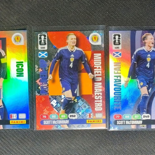 Scotland Lot of 3 Panini Adrenalyn XL Cards like new