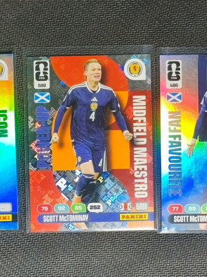 Scotland Lot of 3 Panini Adrenalyn XL Cards like new