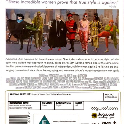 Advanced Style DVD documentary by Lina Plioplyte
