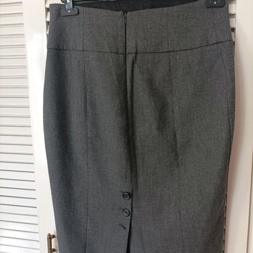 Zara pencil skirt gray used, size L
