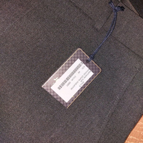Suit trousers with label no 44 slim gray