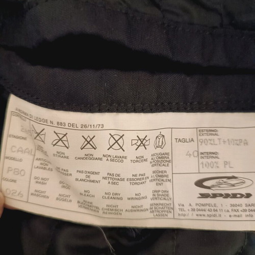 Spidi motorcycle jacket women's leather like new