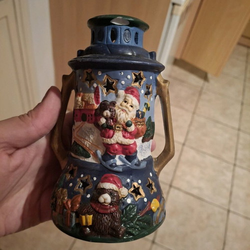 Christmas candlestick used with tealight