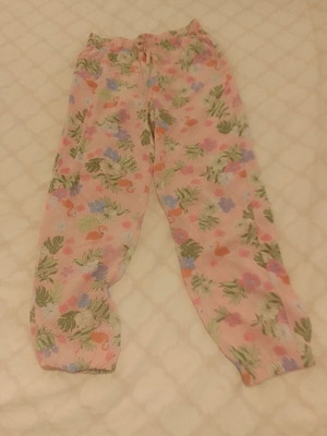 Girls' palazzo pants 134 cm like new, multicolor H&M