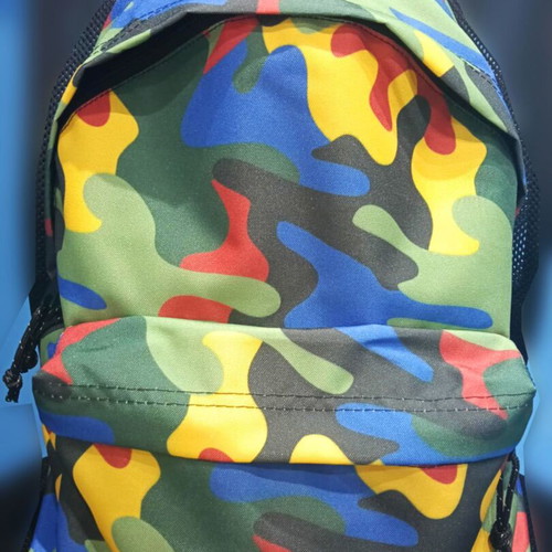 School backpack City with military pattern new