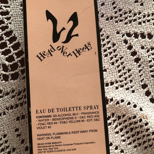 Revlon Head Over Heels collectible new perfume in box