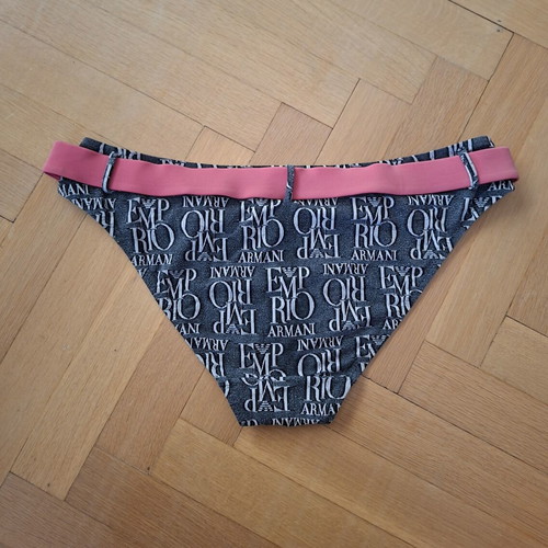 Emporio Armani Vintage Bikini Set like new, all-over logo print, 2008