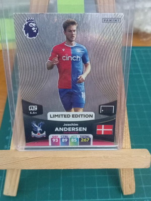 Κάρτα Joachim Andersen Limited Edition Panini Premier League Adrenalyn XL 2023/24 σαν καινούργιο