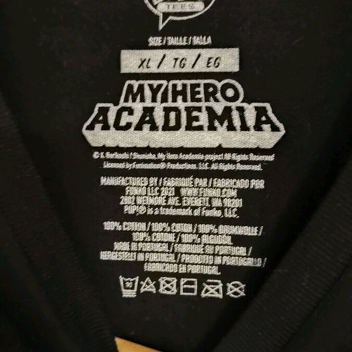 My Hero Academia collectible t-shirt like new