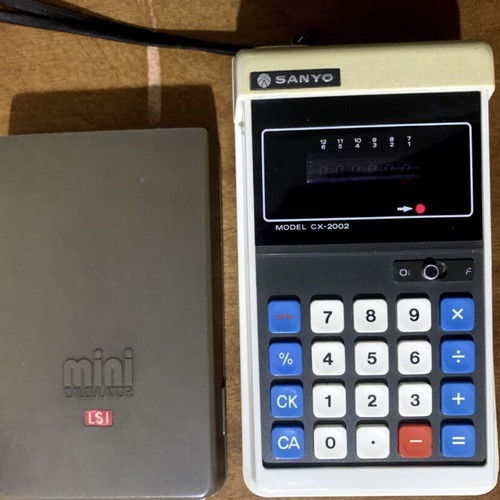 Sanyo CX-2002 calculator vintage 1974 used