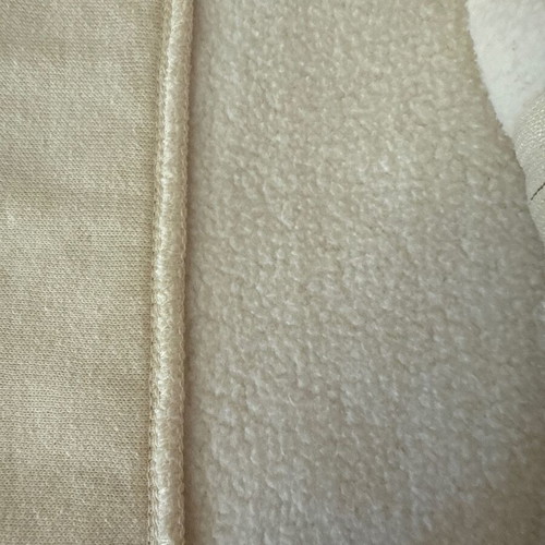 Champion jacket medium beige with fleece inside new