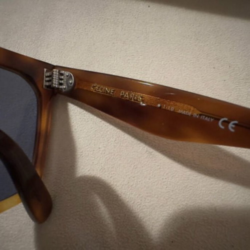 Celine CL4055IN sunglasses new, square tortoise acetate frame