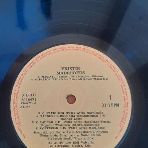 Madredeus Existir LP vinyl used, folk