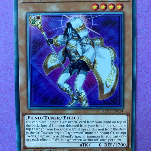 Yu-Gi-Oh! Weiss Lightsworn Archfiend Card 1st Edition Near Mint