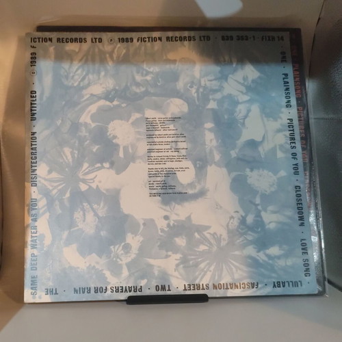 The Cure Disintegration Vinyl LP used with original lyric inner sleeve