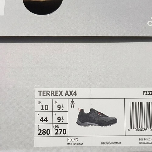Adidas Terrex AX4 hiking shoes size 44