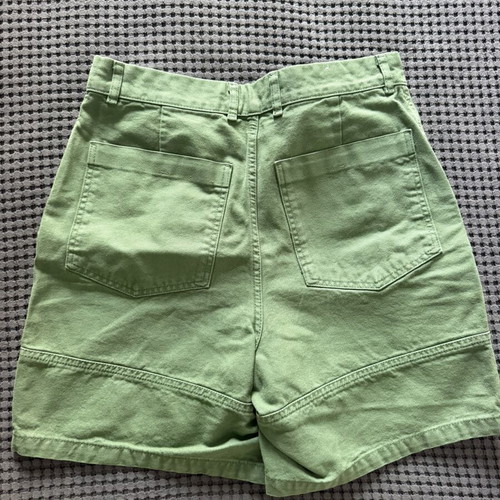 Zara men's bermuda shorts, green