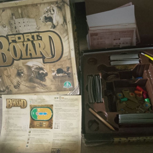 Fort Boyard board game used for spare parts