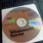 Microsoft Windows NT Server 4 Processor Edition CD like new, OEM Backoffice