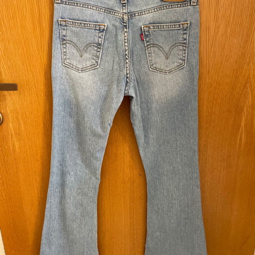 Levi’s low 519 low flare jeans like new, blue, size S