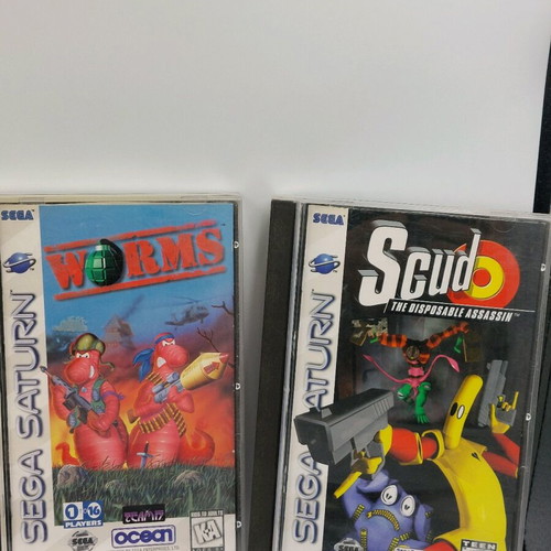 Sega Saturn Boxes and Manuals used, no games