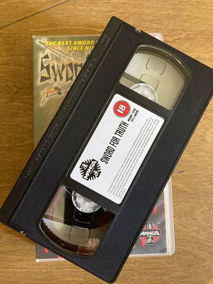Sword For Truth VHS σαν καινούργιο, αγγλόφωνο κινούμενο σχέδιο