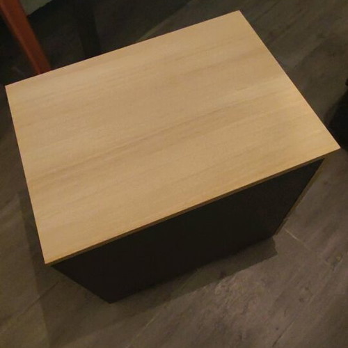 Dromeas office furniture used, desk with drawers and bookshelf
