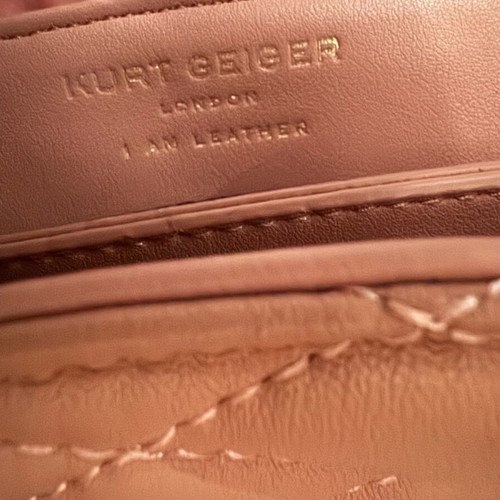 Kurt Geiger shoulder bag new, light pink nude
