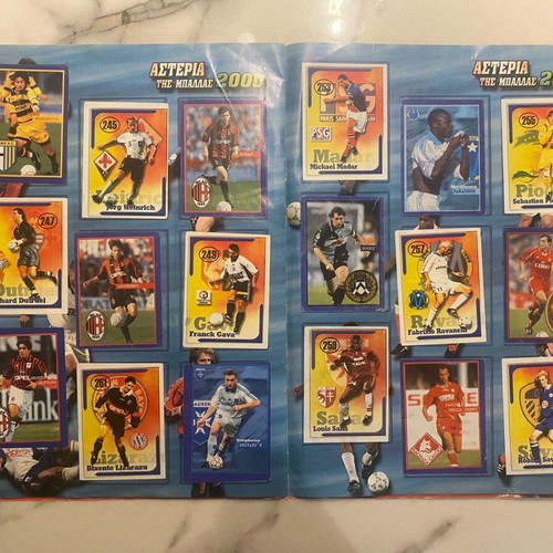 Sticker Album Asteria tis Ballas 2000 used, completed 297 of 300