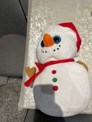 Χιονάνθρωπος μεγάλος λούτρινος μεταχειρισμένος