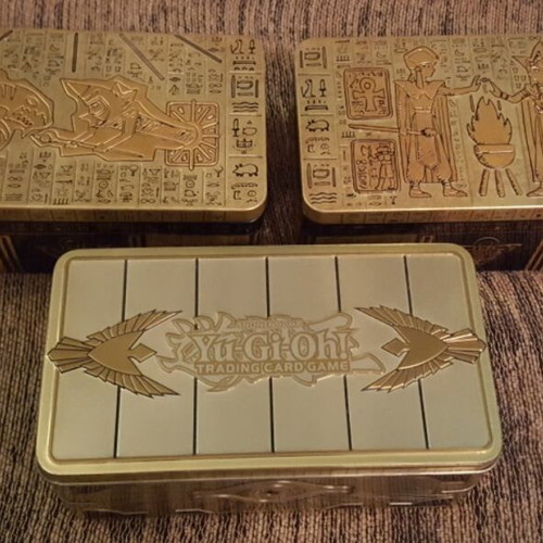 Yugioh empty tins like new