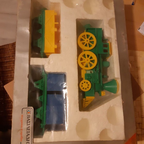 Vintage train Vasileiadis Greek made unused
