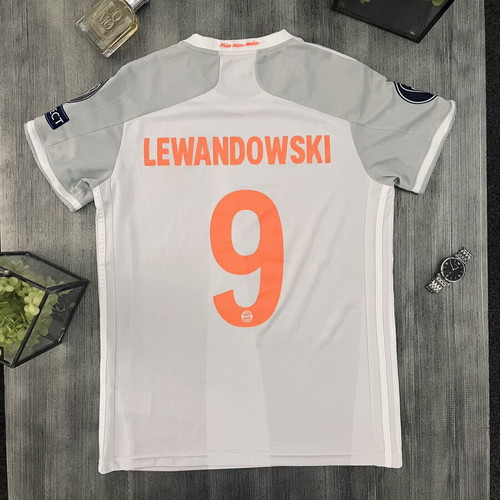 FC Bayern Munich 2019/20 UEFA Champions League Away Jersey Robert Lewandowski #9 Size S
